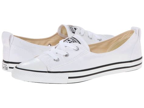 converse ballet lace slip on.